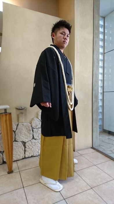 2018年 成人式 　男性　袴